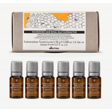Davines NaturalTech Nourishing Hair Royal Jelly Superactive Mineralizing Scalp Treatment 6x8 ml